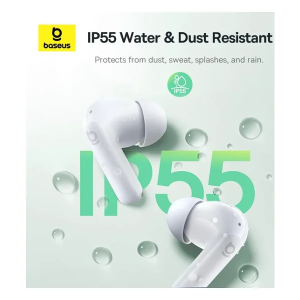 Baseus Bass Bp1 Nc TWS Beyaz Kulak İçi Bluetooth Kulaklık - Görsel 7