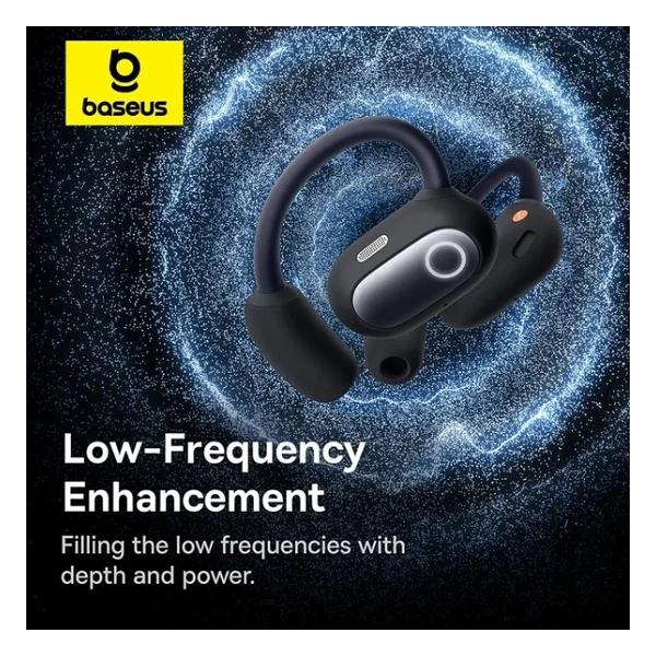 Baseus Eli Sport 1 TWS Siyah Open Ear Bluetooth Kulaklık - Görsel 5