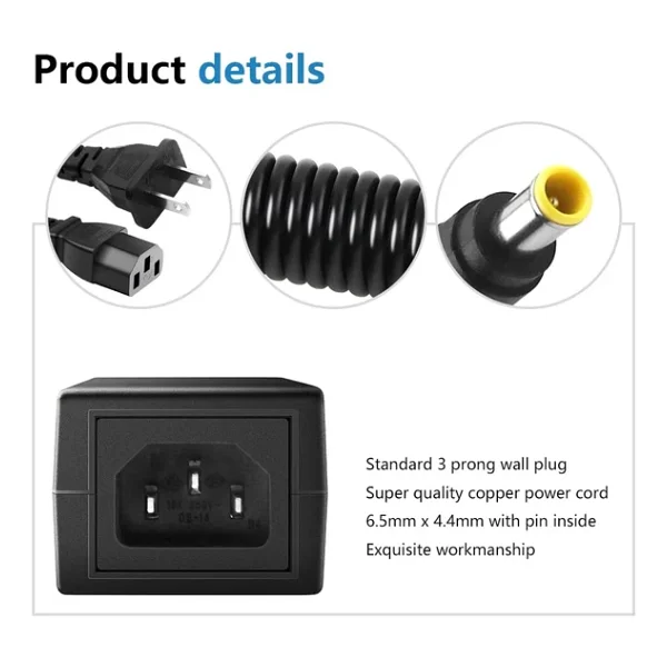 Shnıtpwr Samsung Monitör İçin 14v Güç Kablosu 14v 3a 2.5a 2.14a 1.78a 42w Güç Kaynağı Ac Dc Adaptör Samsung Syncmaster 15 17 18 19 20 22 23 24 27 Ekran Tft LED Lcd TV Monitör - Görsel 6