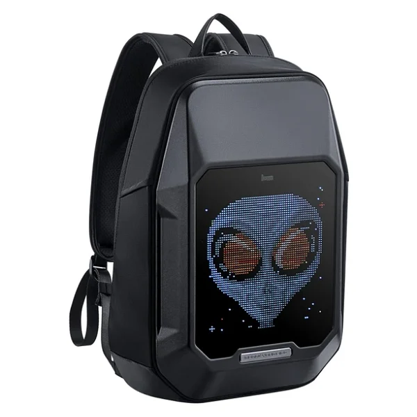 Divoom Pixoo Cyberbag Siyah Piksel LED Ekranlı Sırt Çantası - Görsel 6
