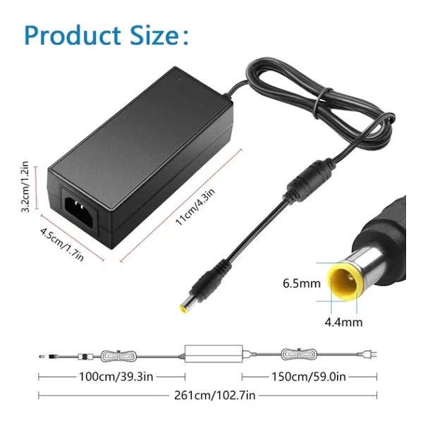 Shnıtpwr Samsung Monitör İçin 14v Güç Kablosu 14v 3a 2.5a 2.14a 1.78a 42w Güç Kaynağı Ac Dc Adaptör Samsung Syncmaster 15 17 18 19 20 22 23 24 27 Ekran Tft LED Lcd TV Monitör - Görsel 4