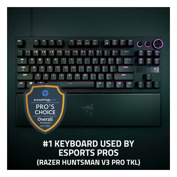 Razer Huntsman V3 Pro RGB Tkl Analog Optical Switch Kablolu Oyuncu Klavyesi - Görsel 2