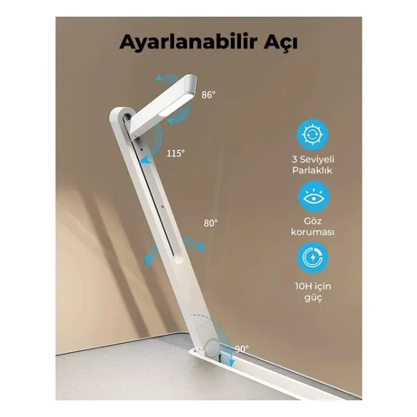 Bix Saiji K8 Ultimate Gri Laptop Sehpası - Görsel 4