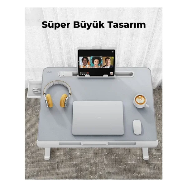 Bix Saiji K8 Ultimate Gri Laptop Sehpası - Görsel 3