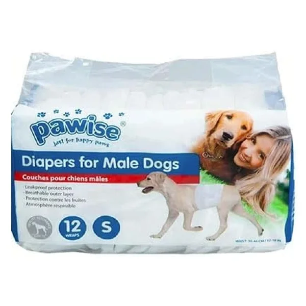 Pawise Dişi Köpek Alt Bağlama Bezi S Boy 12 Adet - Görsel 4
