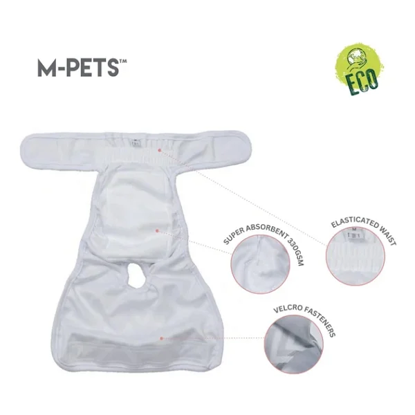M-Pets Dişi Köpekler İçin Yıkanabilir Külot (S) - Görsel 5