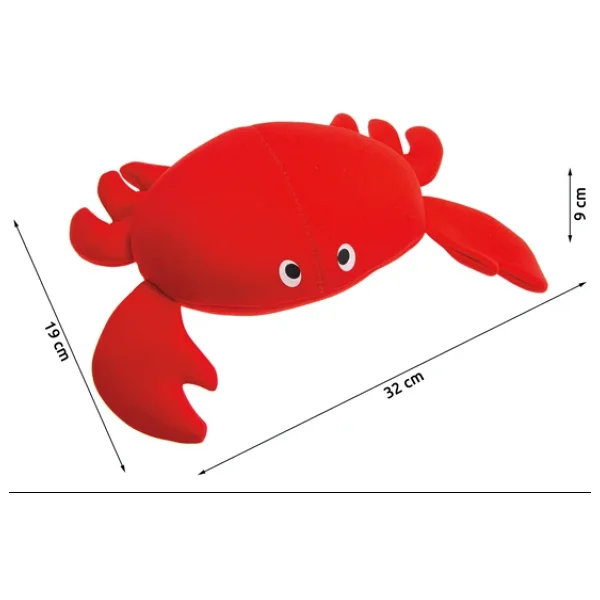 Karlie Crabsy 521734 Neopren Köpek Oyuncak L 30 Cm W 23 Cm H 9 Cm Kırmızı - Görsel 5