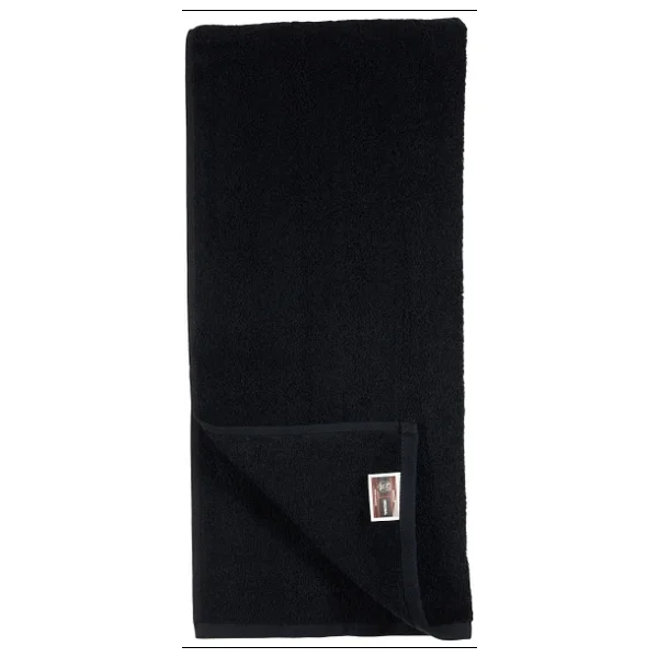 Taç Beşiktaş Arma Lisanslı Düz%100 Pamuk Yüz Havlusu, Siyah, 50x90 Cm - Görsel 5
