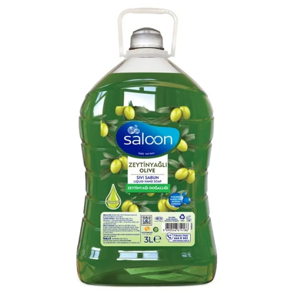 Saloon Zeytinyağlı Sıvı Sabun 3 Lt - Görsel 3