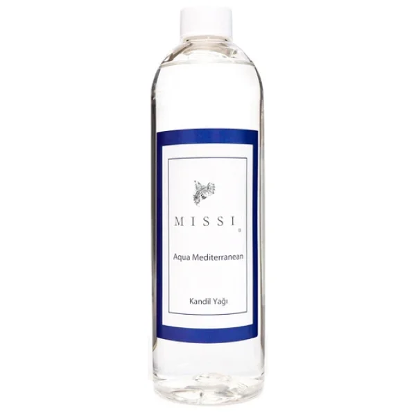 400 Ml Aqua Medıterranean Kokulu Kandil Yağı - Görsel 3