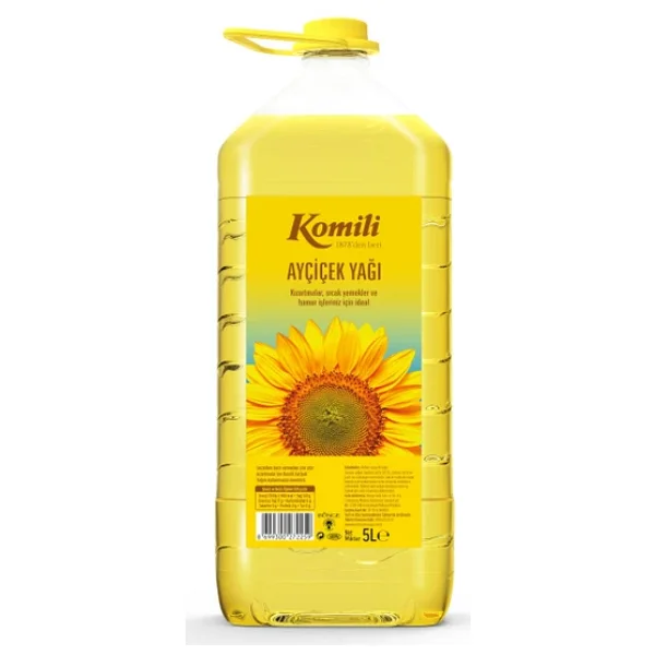 Komili Ayçiçek Yağı 5 Lt Pet - Görsel 4
