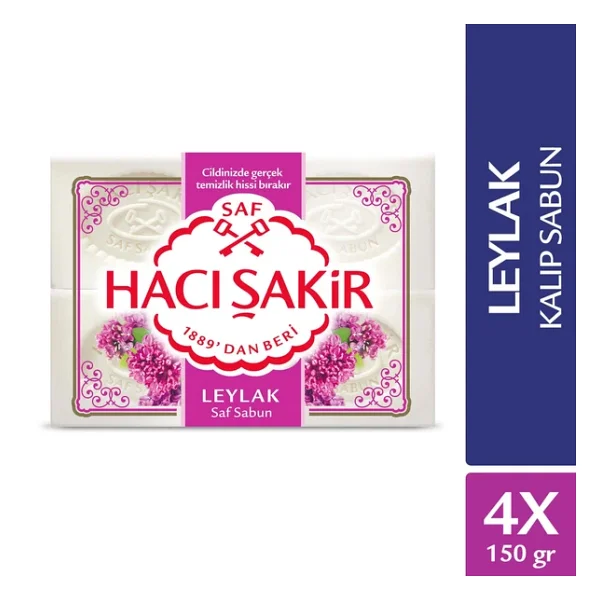 Hacı Şakir Leylak 4 Adet Sabun - Görsel 5