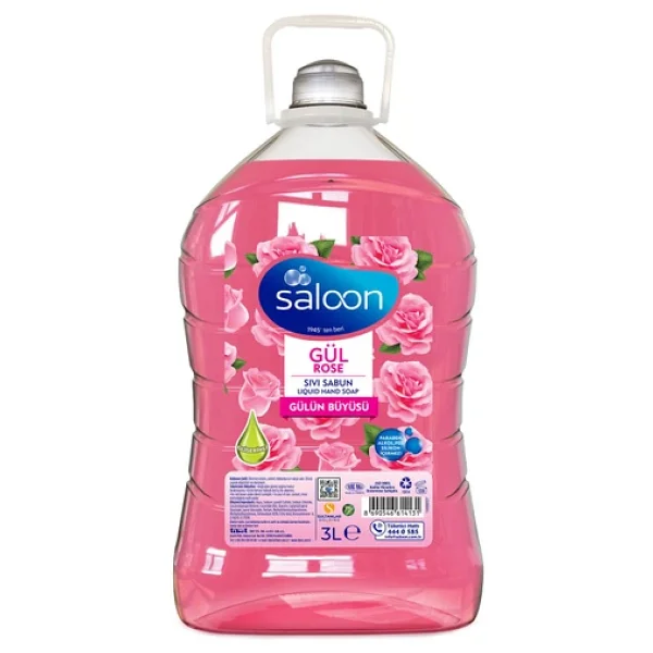 Saloon Gül Sıvı Sabun 3 Lt - Görsel 4