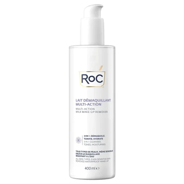 Roc Multi-Action Make-Up Remover Milk 3'ü 1 Arada Makyaj Çıkarma Sütü 400 Ml - Görsel 5