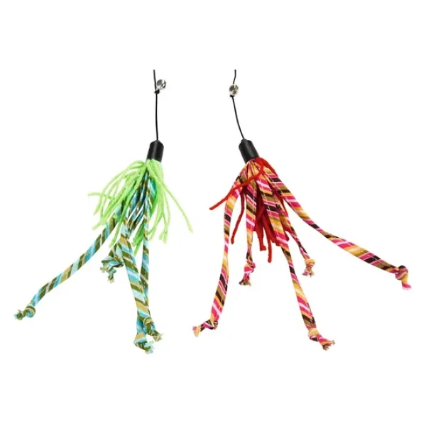 Beeztees Kedi Oltası, Zilli, Yün İpler Uc, Uzun Dayanıklı İp-70cm, 50cm - Görsel 5