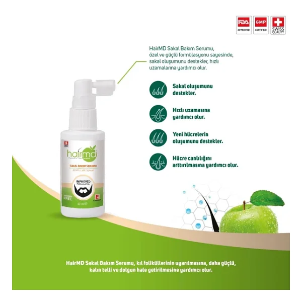 Hairmd Hair Md Sakal Serumu 50 Ml Yeni Ambalaj - Görsel 6