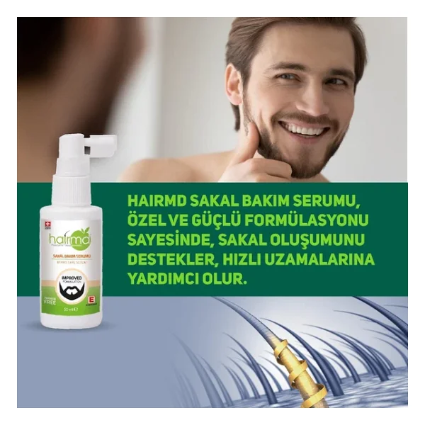 Hairmd Hair Md Sakal Serumu 50 Ml Yeni Ambalaj - Görsel 5