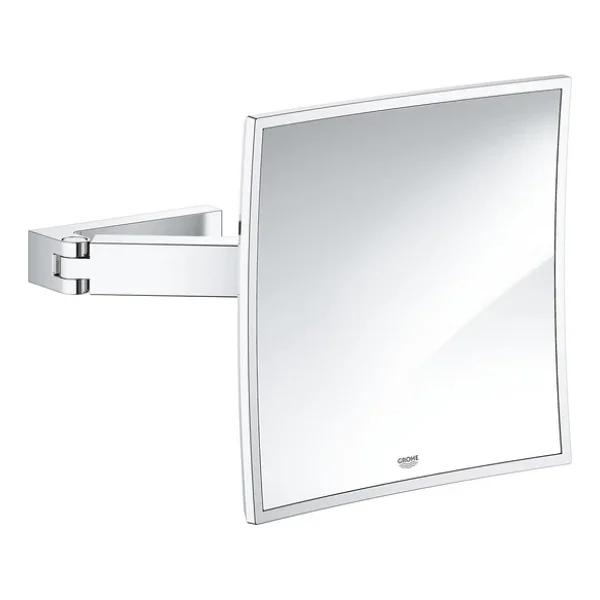 Grohe Selection Cube Duvara Monte Makyaj Aynası Krom - 40808000 - Görsel 3