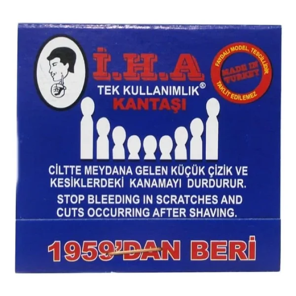 İHA Cilt Şapı ve Kan Taşı Seti, 70 gr Cilt Şapı, 1 Kalem Kan Taşı, 20'li Kullan-At Kan Taşı - Görsel 5