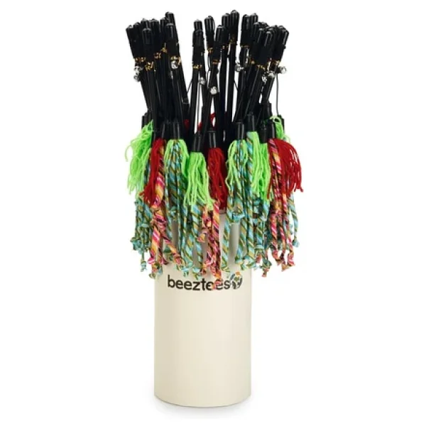 Beeztees Kedi Oltası, Zilli, Yün İpler Uc, Uzun Dayanıklı İp-70cm, 50cm - Görsel 6