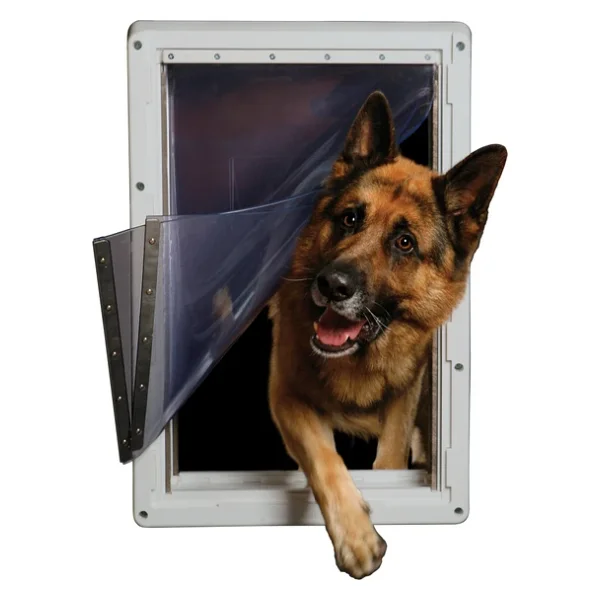 Ideal Pet Products Designer Series Ruff-Weather Teleskopik Çerçeveli Evcil Hayvan Kapısı, Süper Büyük, 38 Cm X 59 Cm Kapak Boyutu - Görsel 6