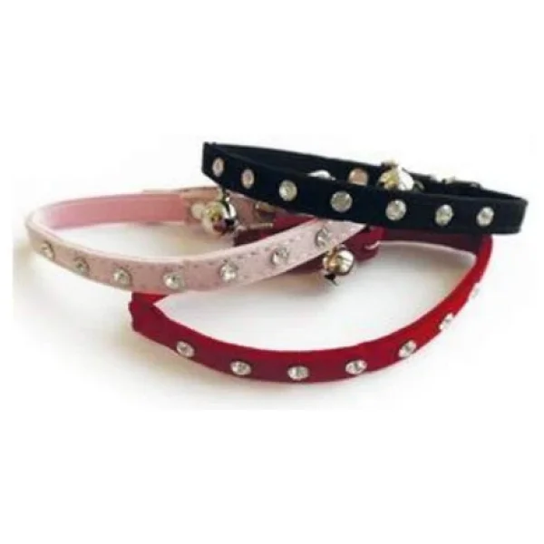 M-Pets Diamonds Zilli Kedi Boyun Tasması Mix Color - Görsel 2