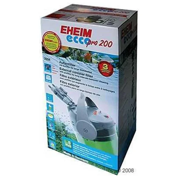 Eheim Ecco Pro 200 600 Lt/H 5 W Akvaryum Dış Filtre - Görsel 3