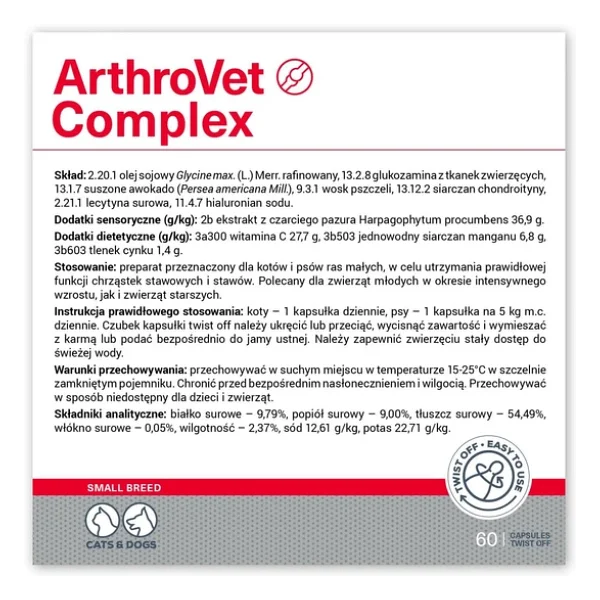 Vet Expert Arthrovet Complex Small Breed 60 Kapsül - Görsel 5