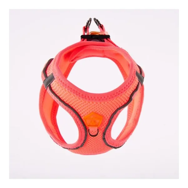 Pawstar Neon Pembe Air-Mesh Göğüs Tasması Kedi Köpek Göğüs Tasması Neon Pembe XL - Görsel 3