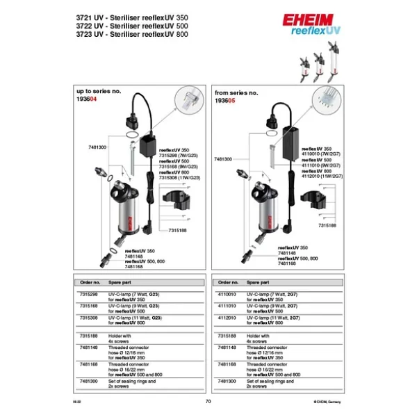 Eheim Reeflex Uv350 7 Watt Uv Filtre - Görsel 4