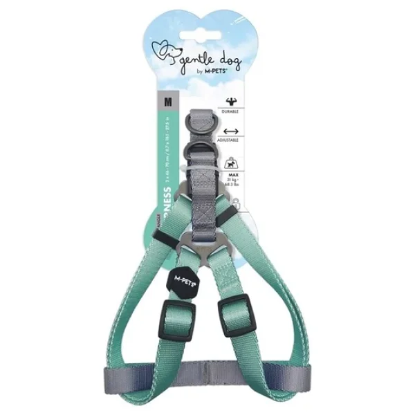 M-Pets Gentle Dog Triangle Göğüs Tasması Green (M) - Görsel 3