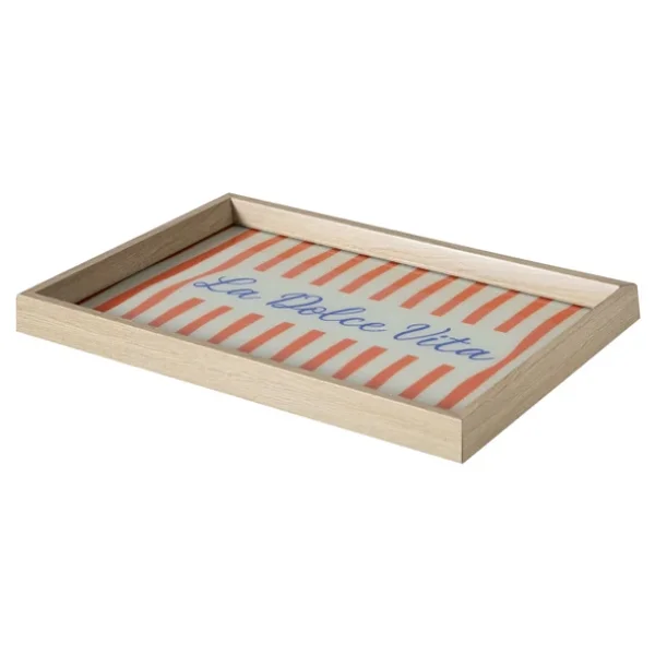 Mudo Home La Dolce Vita 31x42 Cm Dekoratif Tepsi - Görsel 2
