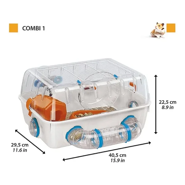 Ferplast Hamster Kafesi, 15,94 X 11,61 8,61 X 8,86 - Görsel 4