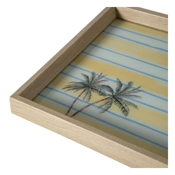 Mudo Home Palmies 31x42 Cm Dekoratif Tepsi - Görsel 5
