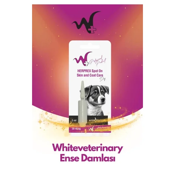 Whiteveterinay Köpek Damlası Bit Ve Pire 20-40kg 1ml - Görsel 4