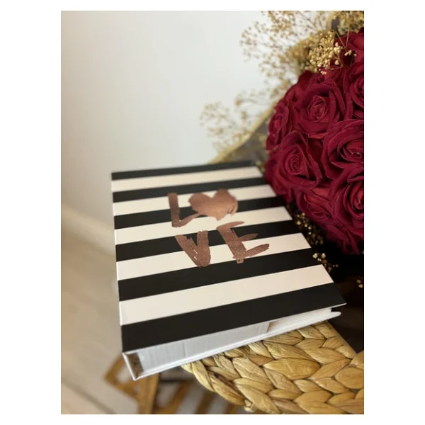 Rabsev Fotoğraf Albümü 10x15cm 200 Lük Renkli Love Desenli Anı Albümü - Görsel 2
