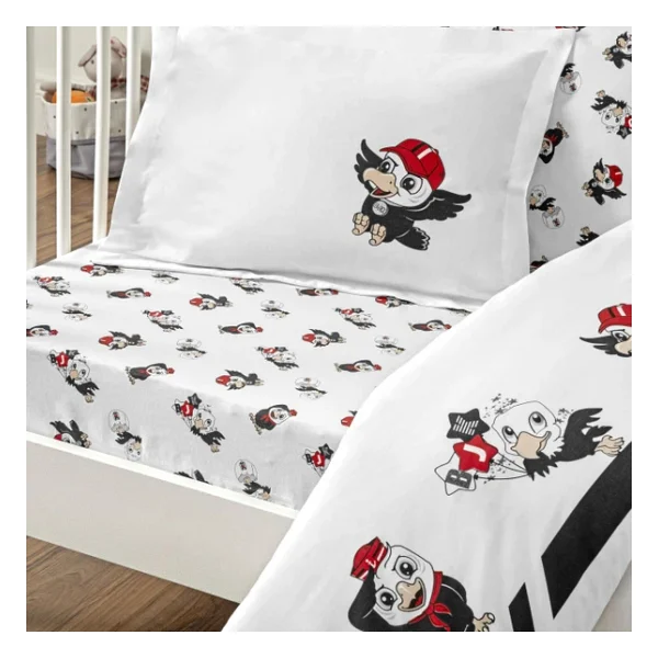 Taç Beşiktaş Stripe Standart Pamuk Nevresim Takımı, Siyah, Beyaz, Bebek - Görsel 6