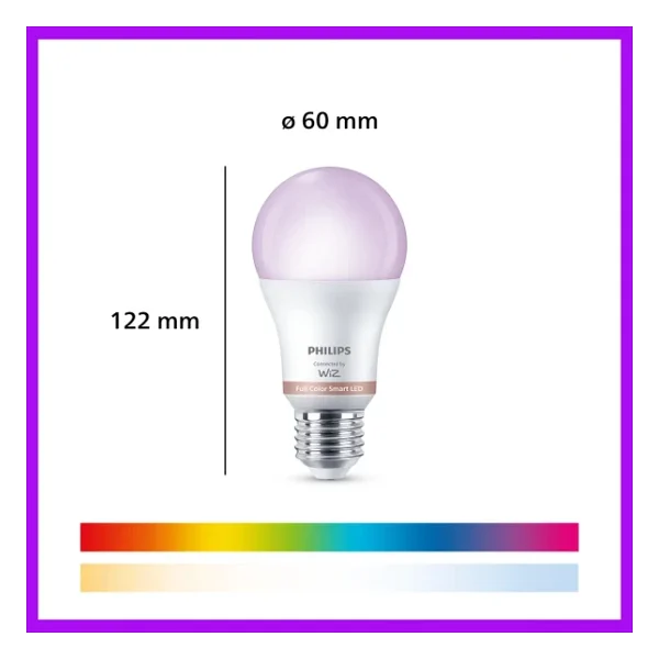 Philips Smart Lighting LED Ampul A60 E27 100W Eşdeğer RGB - Google Home, Alexa, HomeKit ve Matter uyumlu - Görsel 5
