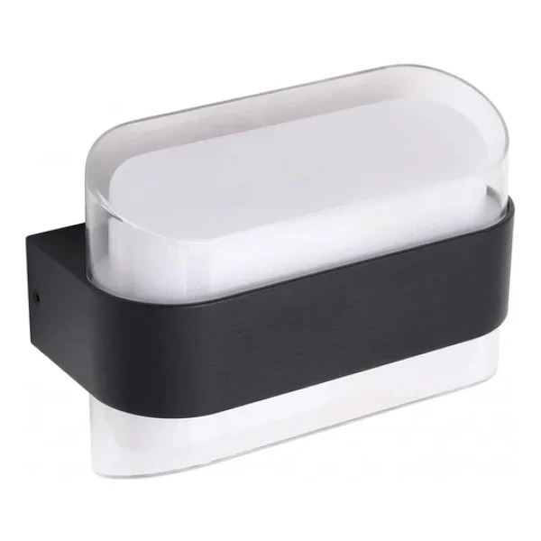 Dekoratif Aydınlatma 12w LED Aplik Cata Gozo Dış Ve İç Mekan Duvar Apliği - 3200k Günışığı, Ip44, Şeffaf Plexiglass Çerçeve, Modern Bahçe Aplik, Veranda, Teras Ve Dış Cephe - Görsel 6