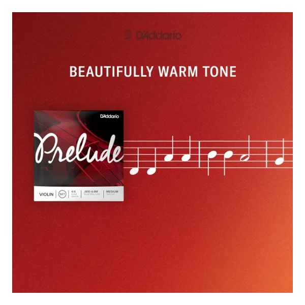 D'addario Prelude 3/4 Tek Re Keman Teli (Medium Tension) - Görsel 5