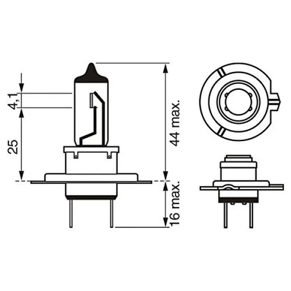 Bosch Ampul - Plus 150 Gigalight - 12 V - H7-55 W - Px 1987301137 - Görsel 4