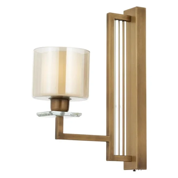 Avonni Ap-60190-1e Eskitme Kaplama Aplik E27 Metal Kristal 15x32cm - Görsel 3