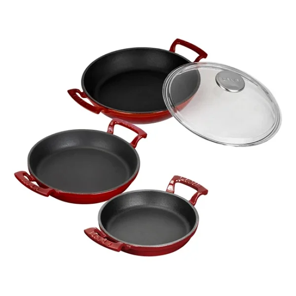 Lava Döküm Sahan Seti 16-20-24 Cm - Profesyonel Lezzet Koleksiyonu - Görsel 4