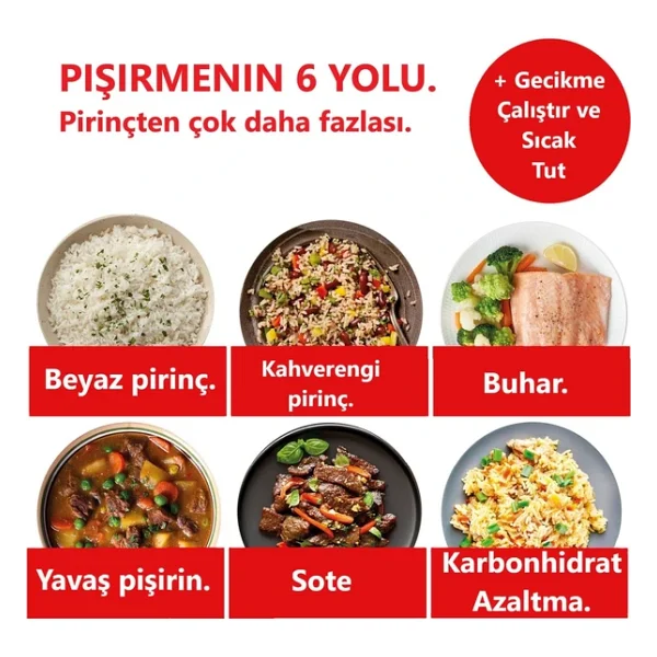Instant Pot Rice Cooker 2.8 lt Buharlı Pişirici - Görsel 2
