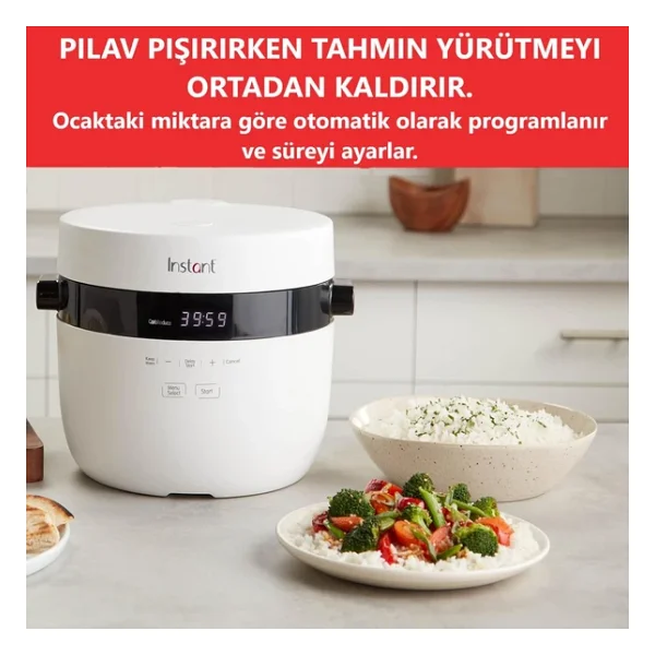 Instant Pot Rice Cooker 2.8 lt Buharlı Pişirici - Görsel 4