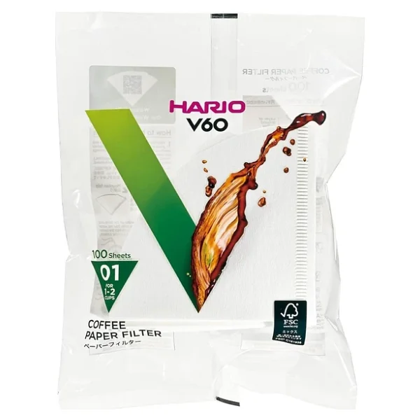 Hario V60 01 Dripper Kağıt Filtresi 100'lü - Görsel 8
