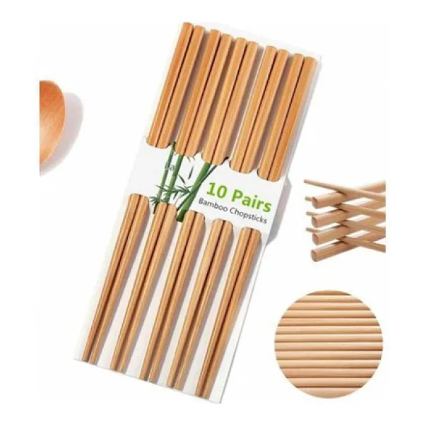 Mobee Çin Çubukları Chopsticks 10 Çift - Görsel 7