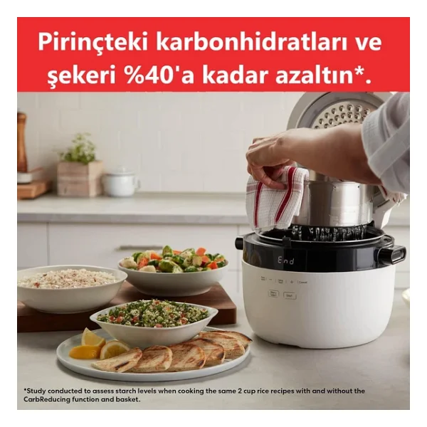 Instant Pot Rice Cooker 2.8 lt Buharlı Pişirici - Görsel 3