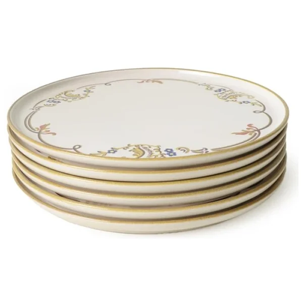 Keramika Bronze Bloom Nordic 28 Cm 6'lı Servis Tabağı - Görsel 3