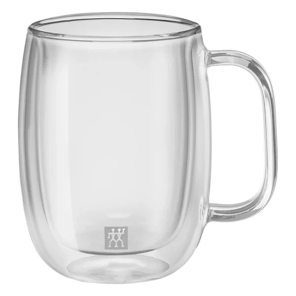 Zwilling 395001120 Çift Camlı 355 Ml 2'li Kulplu Kahve Bardağı - Görsel 4